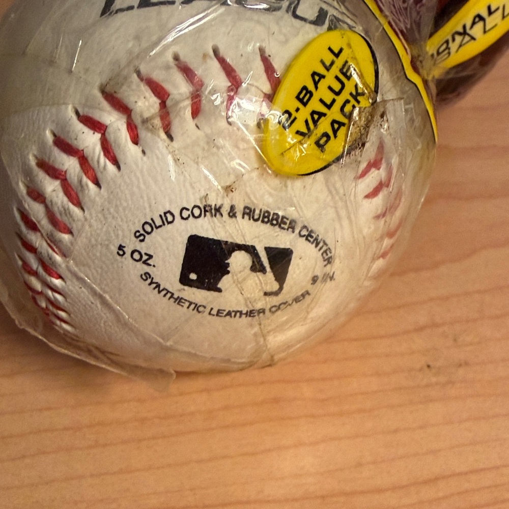 Rawlings with Red Stitching  Modell’s 2-Pack Baseballs – Synthetic Leather - Picture 3 of 4